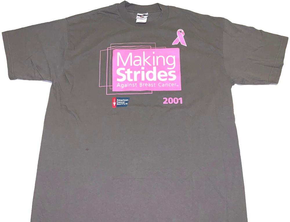 Rare Vintage Making Strides Against Breast Cancer Marriott Hotels T-Shirt New LG Unisex T-Shirt XXL