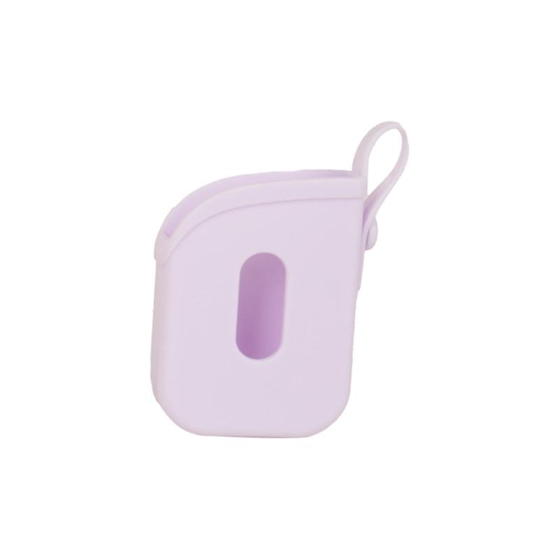 Portable Silicone Holder For Hand Sanitizer Sprays Protective Storage Case with Adjustable Lanyard for Backpack Handbag