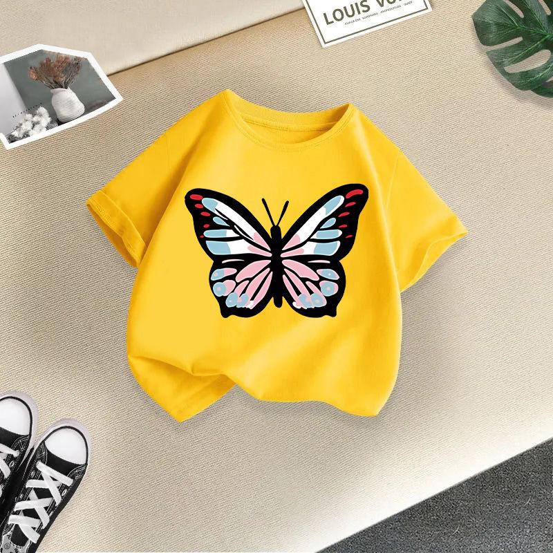 Children T-shirt 2-13Y Cute Cartoon Printed Kids 100% Cotton Clothes Tshirt Tops Tee Summer Kid T Shirt