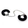 Metal plush sexy cuff SM sex toys flirting foreplay flirting supplies