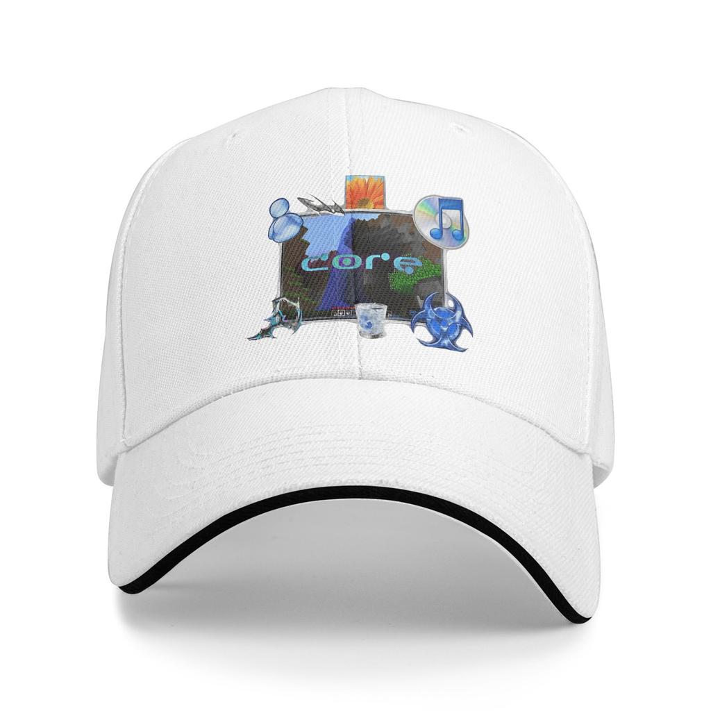 Frutiger Aero World Baseball Caps Retro Sandwich Cap Unisex Women Polyester Dad Hat Travel Gift