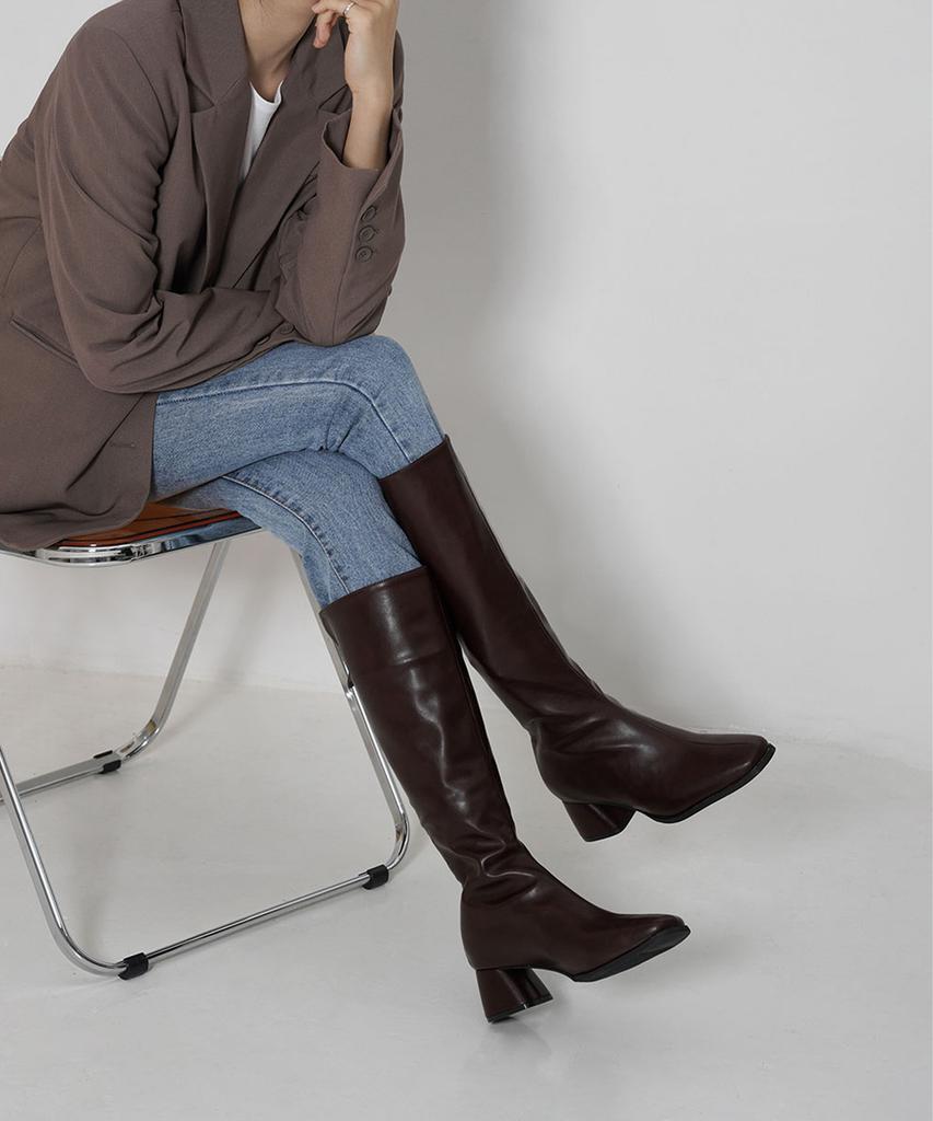 Chaakan Hardin Cutout Long Boots Bllts4F1147