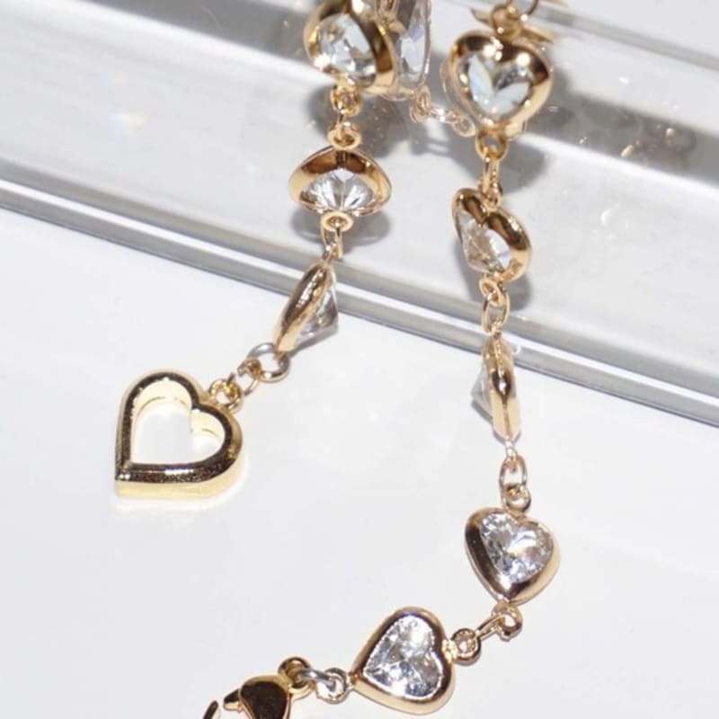 

HESTIVO heart chain B 17cm gold