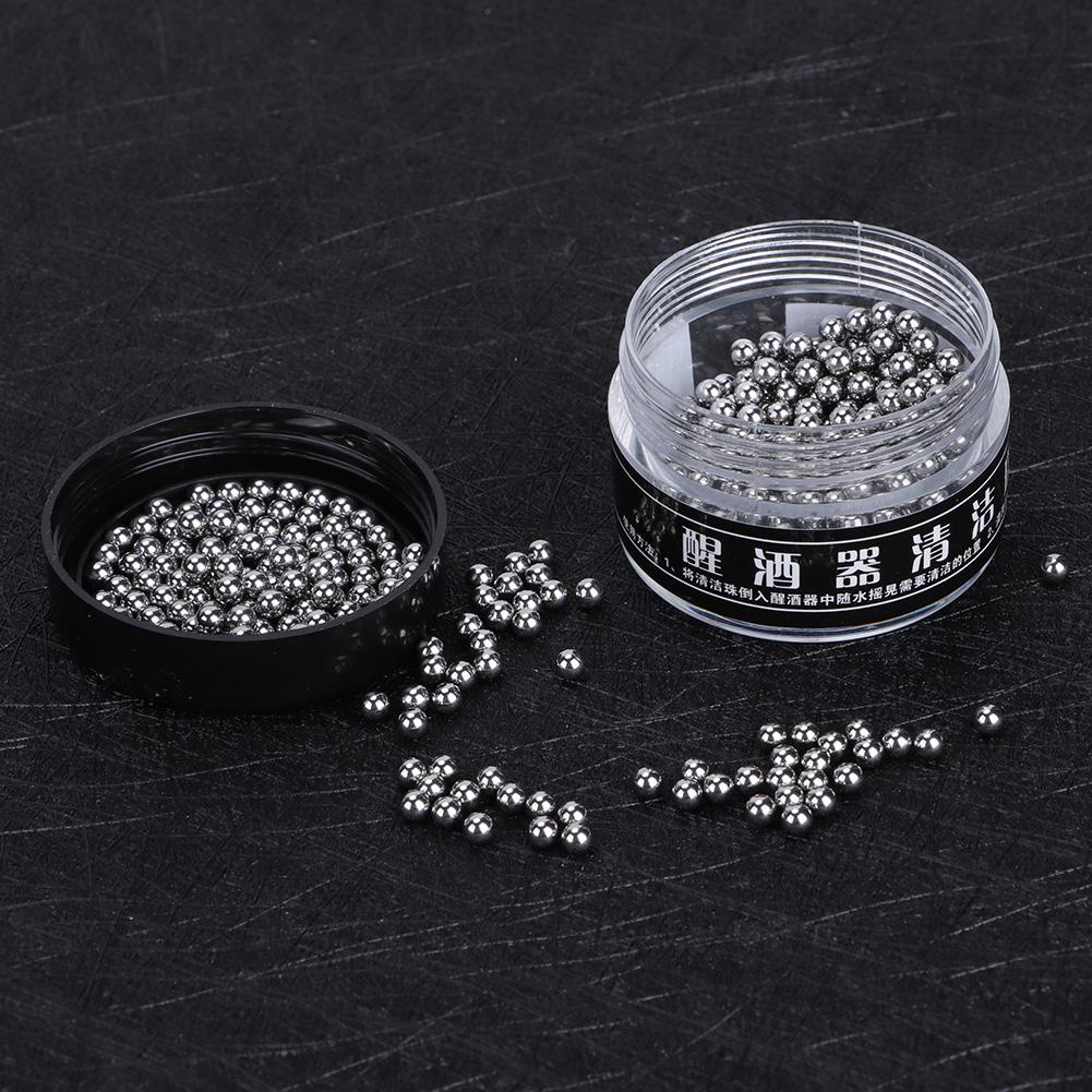 500Pcs 3mm Stainless Steel Decanter Cleaning Balls Household Cleaning Tools for Wine Decanter