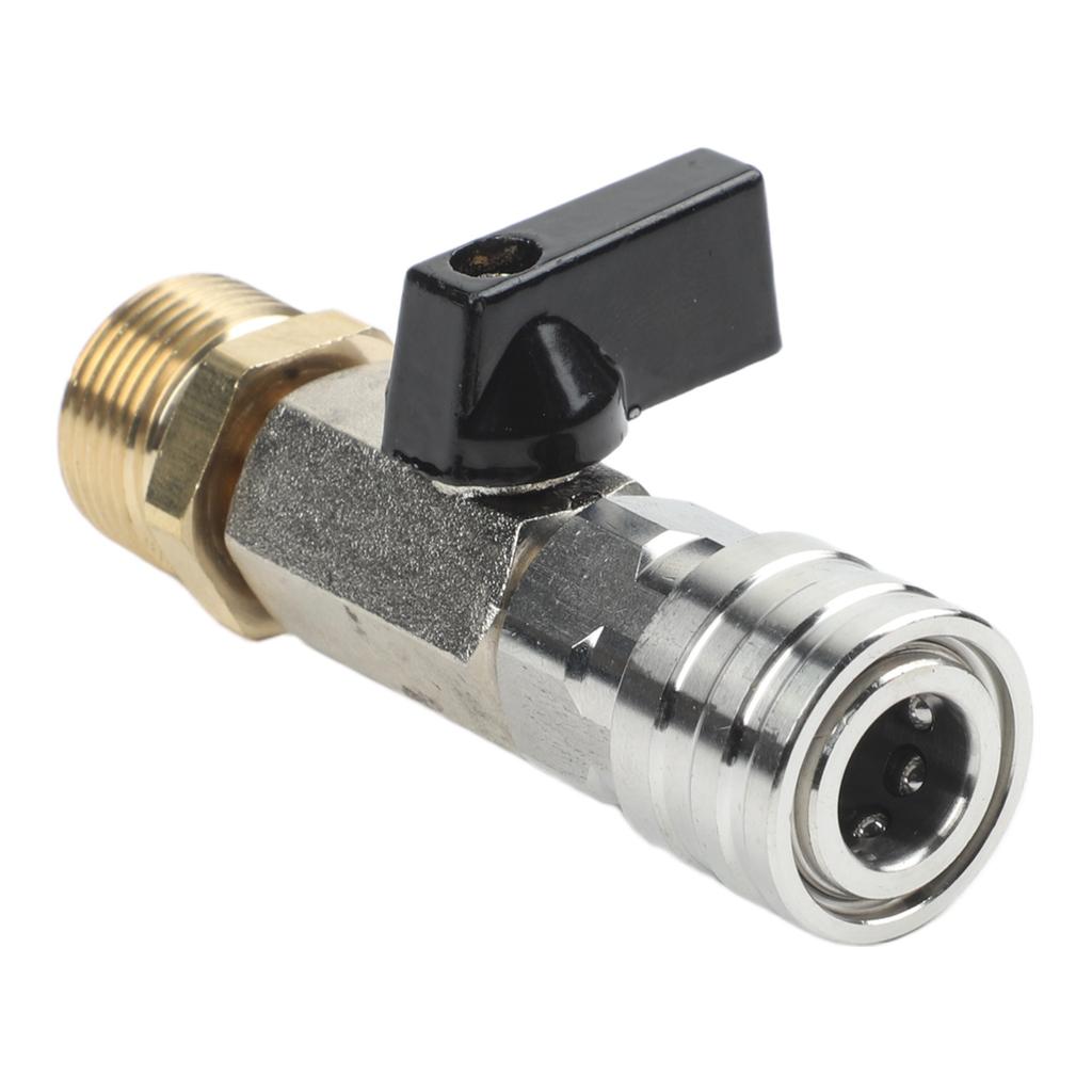 Ball Valve Hose Switch High Pressure Washer Stainless Steel Construction
