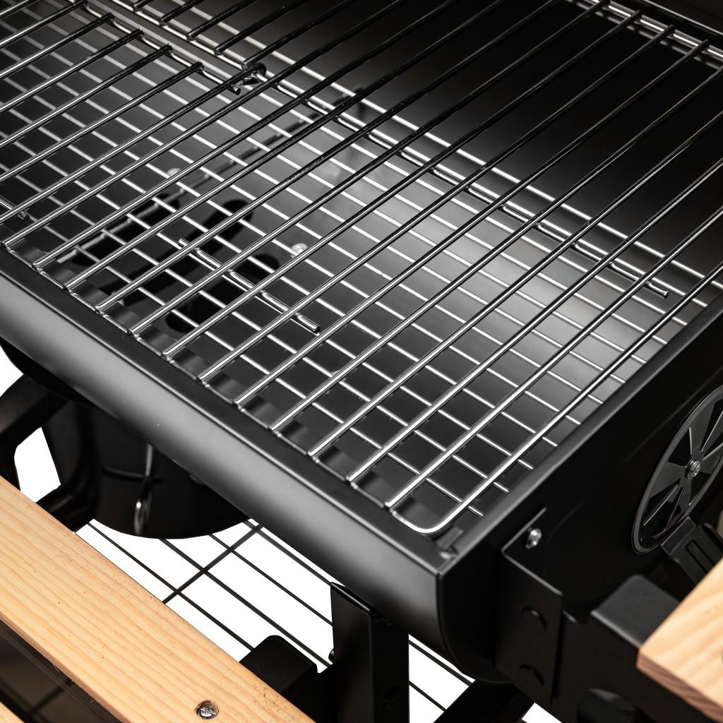 Grill Ogrodowy Węglowy BERGMANN Beczkowy 70x35 N