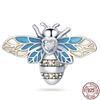 Glow In The Dark Firefly Charm Bead Fit Necklace Bracelet 925 Silver Chameleon Pendant Beads Women DIY Jewelry Making