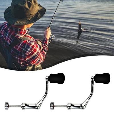 Braccio oscillante per mulinello da pesca, in metallo resistente, universale, per mulinello da spinning, baitcasting, impugnatura di potenza, parti di ricambio, accessori per la pesca