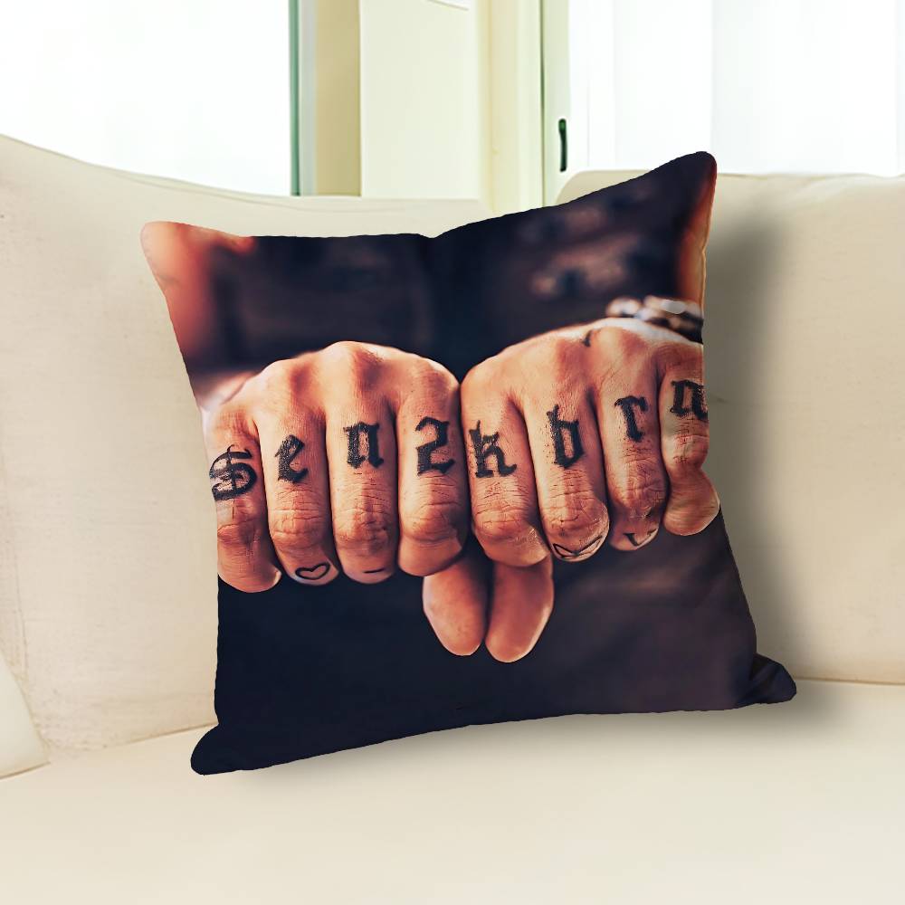E-Eladio C-Carrion Sauce Boyz Pillow Cases for Bedroom Living Room Sofa Home Decor Polyester Cushion Cover with Zipper