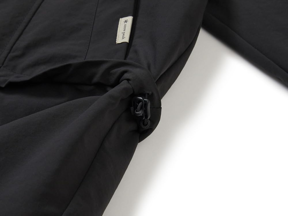 Snow Peak Polywasher Hood Windbreaker Outer Dark Size S Wmn's GS-S25FWFWB67 Women's Jacket, Charcoal,