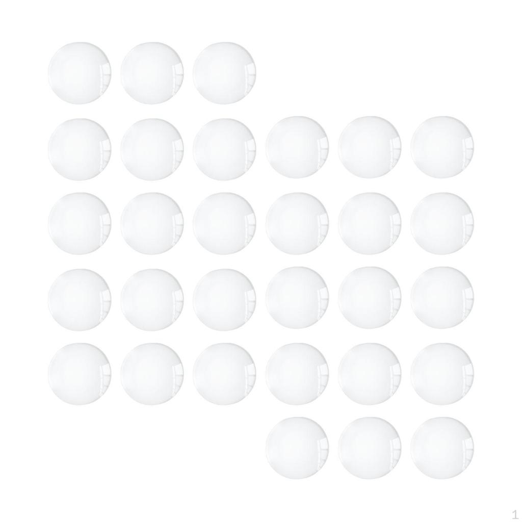 1 Pack Glass Cabochons Dome Tiles for Jewelry Making, Transparent Cabochons, Wedding Gift,