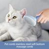 Cat Brush Long Hair Deshedding Brush Tool De-Shedding Cat Hair Brush For A Gentle Soothing Grooming Soft Brush For Cats Dogs