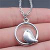 Pendentif Sagesse Hibou Aigle en Bronze Antique, Collier Collier Maman, Nouveauté Cadeau