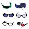 Anime Enthusiasts LED Glasses Carnival Christmas Glasses Photo Props Glowing Light up Eyewear Teens Adult Christmas Gift