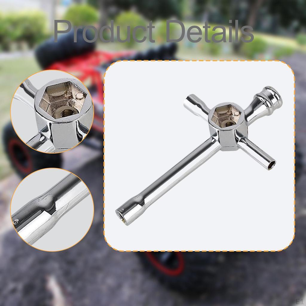 RC Modellauto Kreuzschlüssel Hülse Reparaturwerkzeug Wartung Praktisches Premium Zubehör Professionell