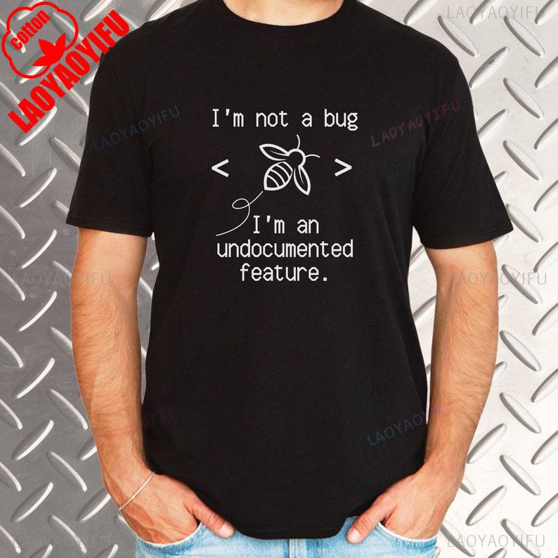 Software Engineer Shirt Computer Coder Funny Tshirt A Gift for Programmers New Relaxing Shortsleeved Cotton Breathable Top