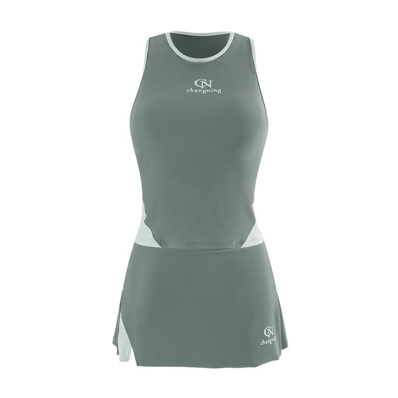 

2025 Женский купальник с контролем живота, быстросохнущий – Дизайн с раздельной юбкой для похудения и гонок XL светло-зеленый