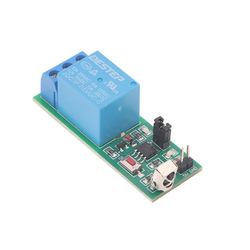 Placa Módulo Driver de Relé Interruptor de Acionamento Receptor Infravermelho de 1 Canal 5V + Controle Remoto Ativo