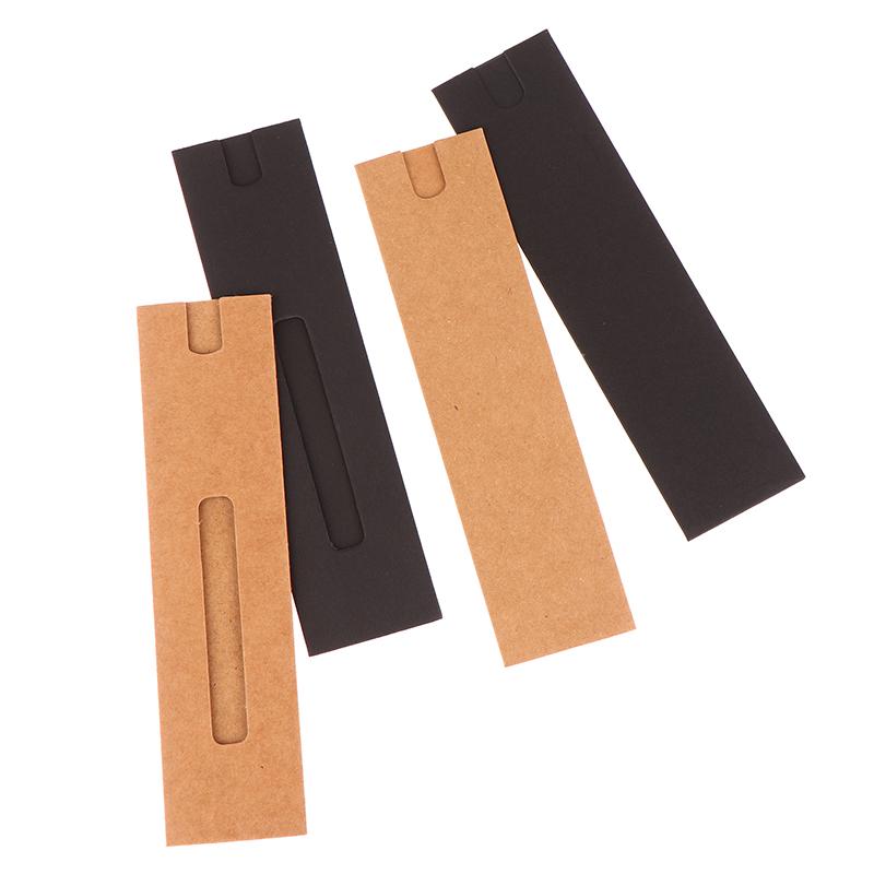 10Pcs Pen Box Gift Sleeve Packaging Single Fountain Holder Pouch Ballpoint Cardboard Empty Case Kraft Paper Pen Sleeves