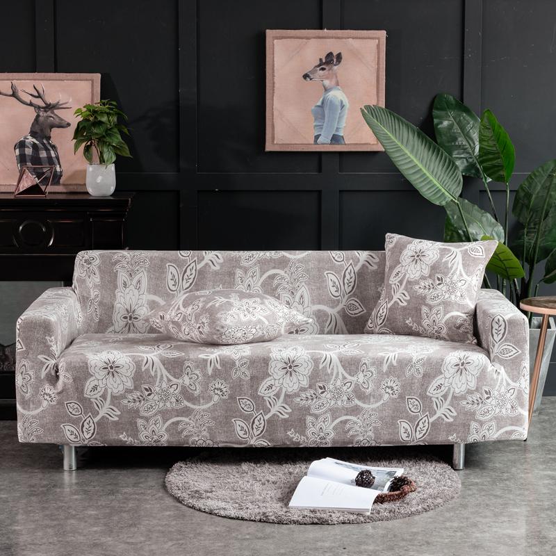 Elastic Sofa Cover Spandex Slipcovers Sofa Cover for Living Room Universal All-inclusive Sectional Couch Cover 1/2/3/4 seater