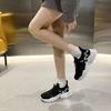 Fashion Women Sneakers All-match Light Flying-Woven Sport Running Shoes Cushion Gym Fashion Shoes Non Slip Casual Walking Tennis Shoes