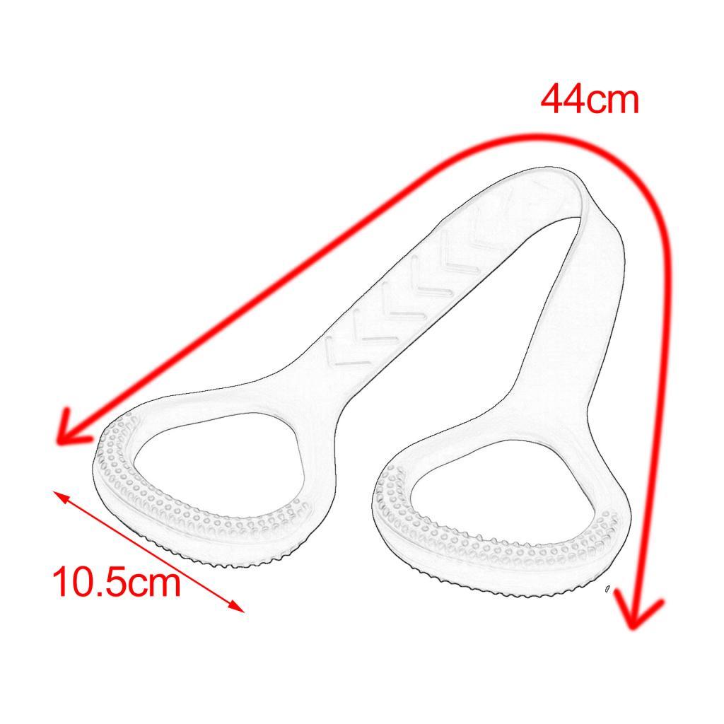 8 Shape Fitness Resistance Band Lightweight Durable Arm Exerciser Stretch Band for Workout Strength Training Pilates Gym Sports