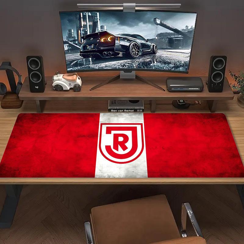 SSV Jahn Regensburg Large Size Mouse Pad Large Gaming Table Cushion Non-slip Laptop Tablet Big Mousepad XXL Mat Mini PC Playmat With Lock edge