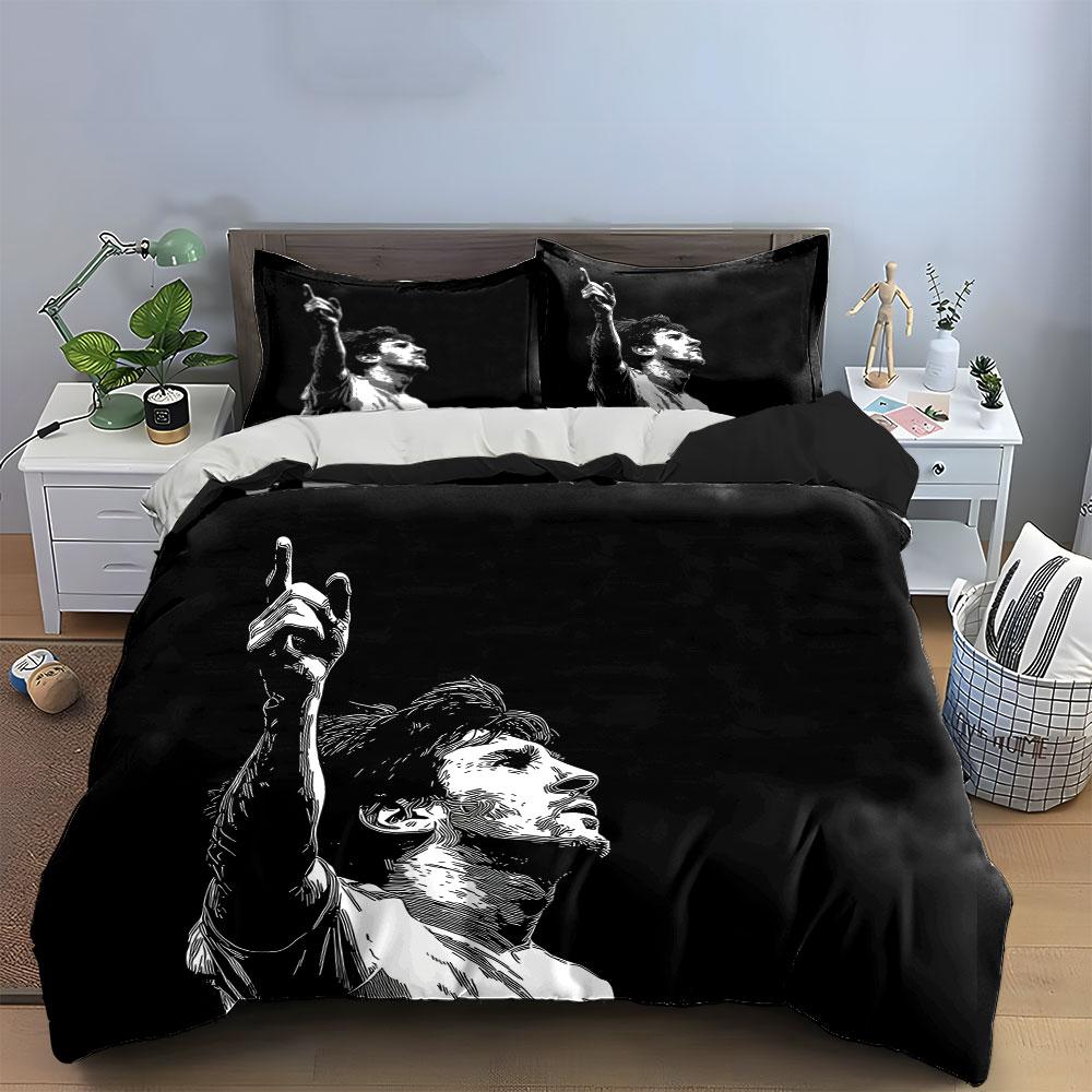 Raised Hand and Portrait. Bedding Sets Duvet Cover Sets Duvet Covers Pillowcases(1 * Duvet Cover 2 * Pillowcases, Without Duvet Insert)