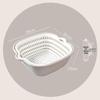 Thickened Double-Layer Vegetable Washing Basin Set - 6-Piece Multifunctional Kitchen Drainer Basket