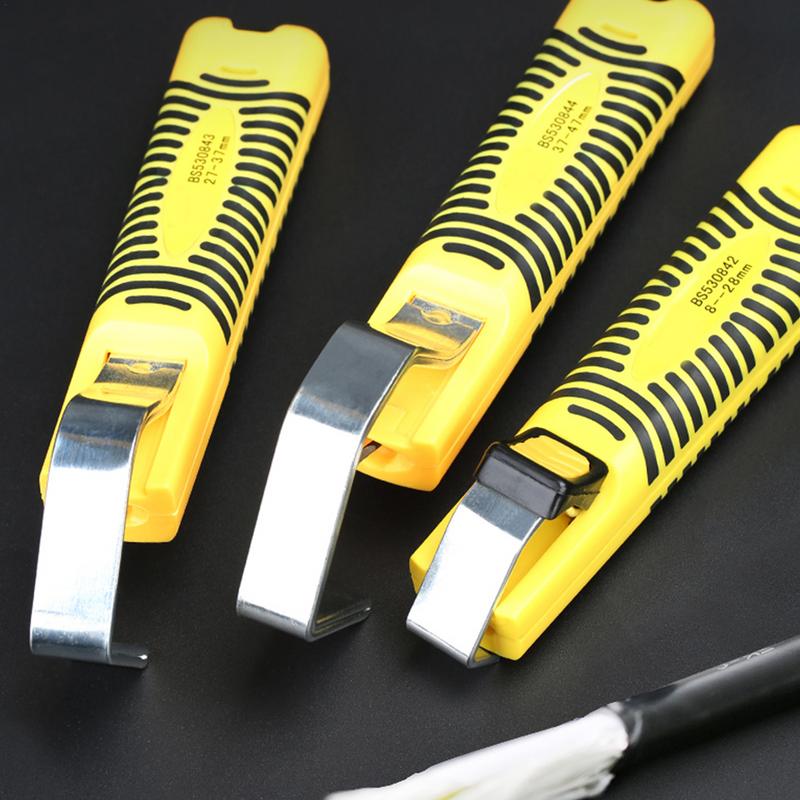 Universal Wire Stripping Tool Rotary Stripping Cutter Strippers Comfortable Grip Adjustable Cable Jacket Remover For Most