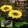 Solar Sunflower Light Waterproof Street Lights Outdoor Warm White Led Chrismas Deco Automatic Control Sensor For Sun Flower Lamp