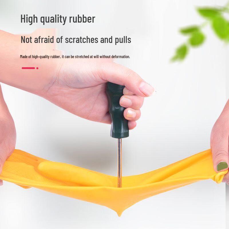 WMN Thickened Rubber Latex Gloves