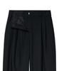 Musinsa Standard Woman Women'S Wide Bermuda Half Slacks [Black]
