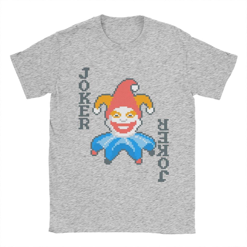 Balatro Game Card Joker Jimbo T-Shirts Men Clown Leisure Cotton Tees Round Neck Short Sleeve T Shirts Plus Size Clothing