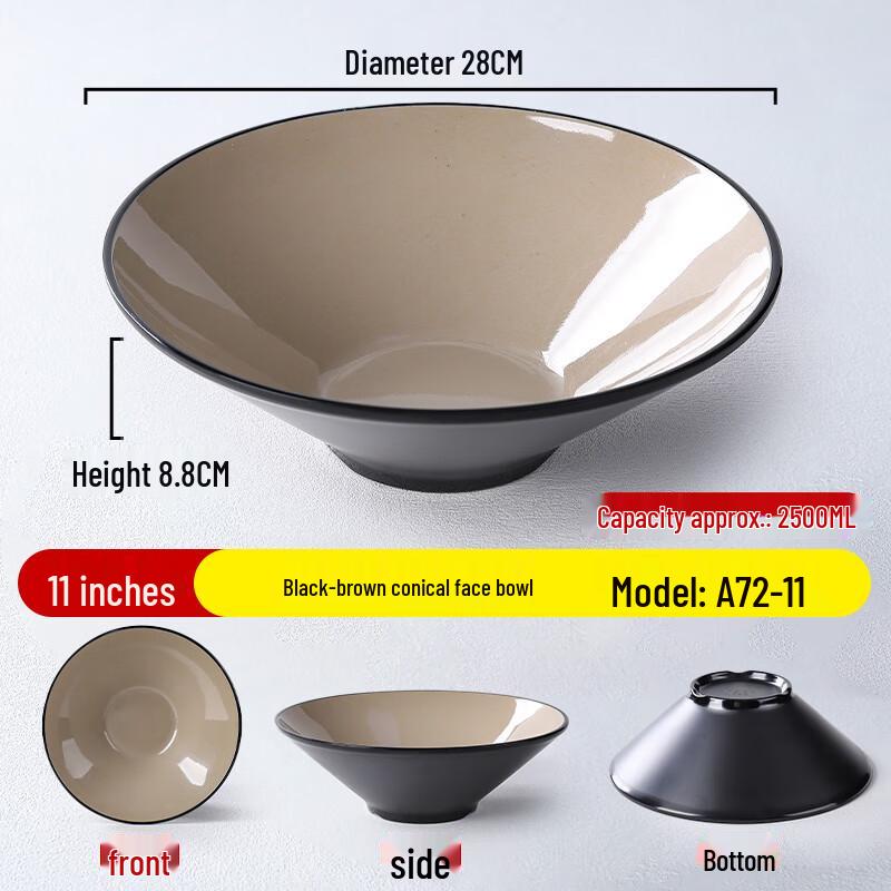Nordic Style Melamine Ramen Bowl