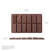 Chocolate Bar Mold Silicone Thick Chocolate Bar Mold Durable Rectangle Pistachio dubai Chocolate Bar Break Apart Candy Molds