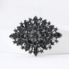 Rhinestone Bridals Brooch for Women Unisex Retro Crystal Pins Banquets Party Backpacks Gift Jewelry Accessories