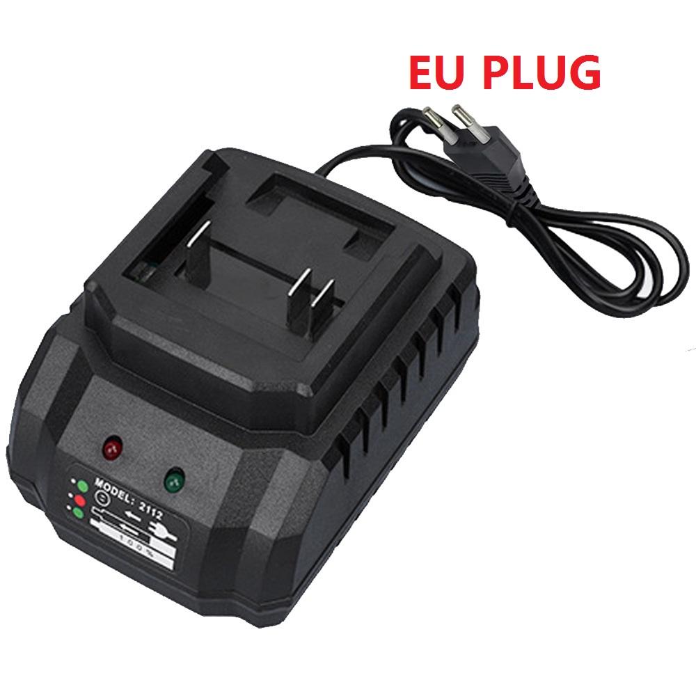12.6V 2A/18V 21V 1.8A 2A Lithium Battery Charger for Electric Drill Polishing Machine Lawn Mower Washer Battery Adapter