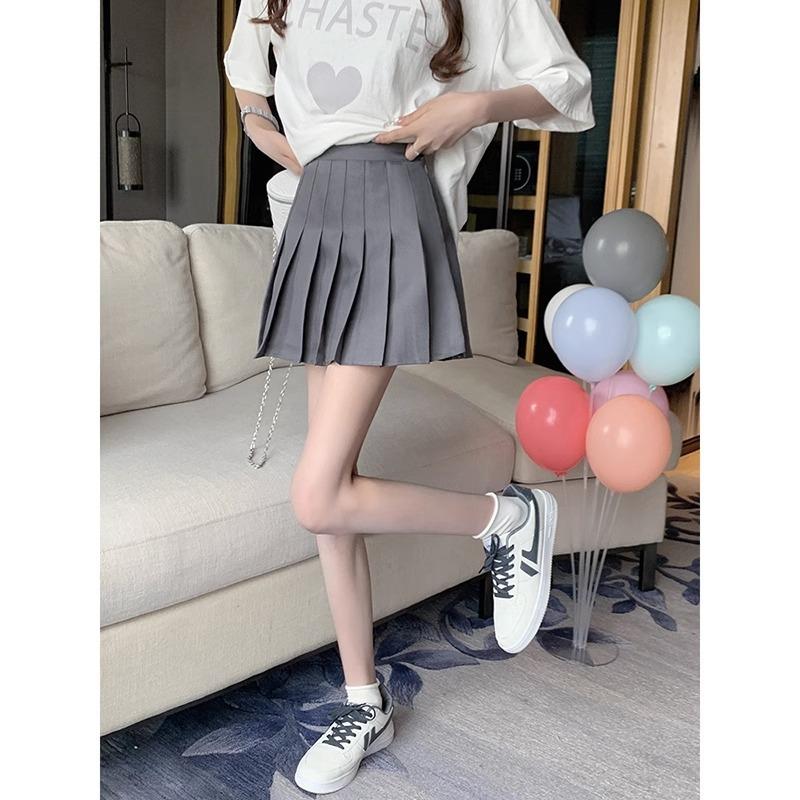 

White Tiered Skirt for Women Summer Petite High waisted A line Mini Casual All Match Versatile Skirt Pleated Skirt Puffed Umbrella Skirt 3XL