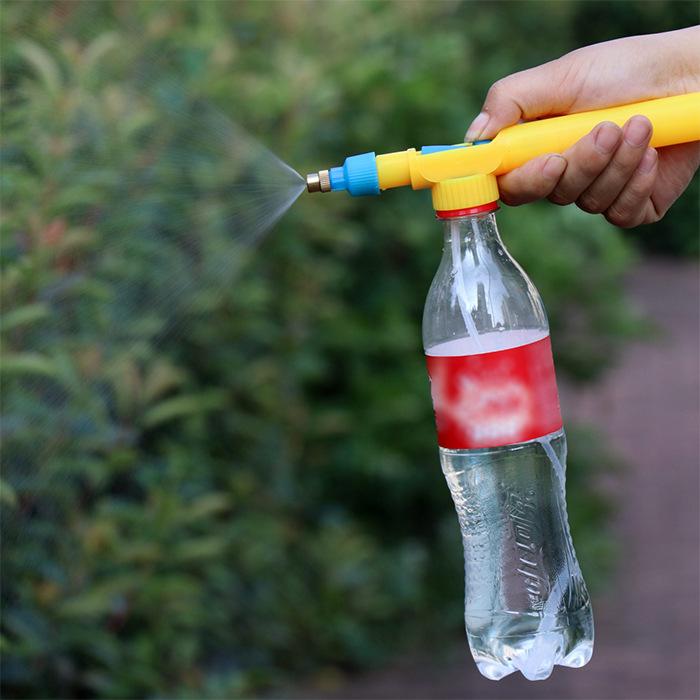 Multi-Use Pressure Sprayer: Watering Can, Car Wash, and Beverage Bottle Nozzle