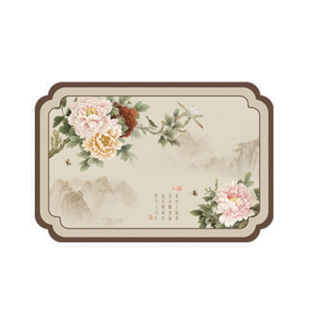 

Резиновый коврик для обеденного стола, изоляционный коврик для посуды, кожаный коврик в китайском стиле для кухни Style A