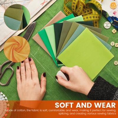 50 Pezzi Quadrati di Tessuto di Cotone Fascette di Tessuto Colore Vivace Tessuto di Cotone Patchwork Scraps per Artigianato Fai da Te Quilting e Cucito