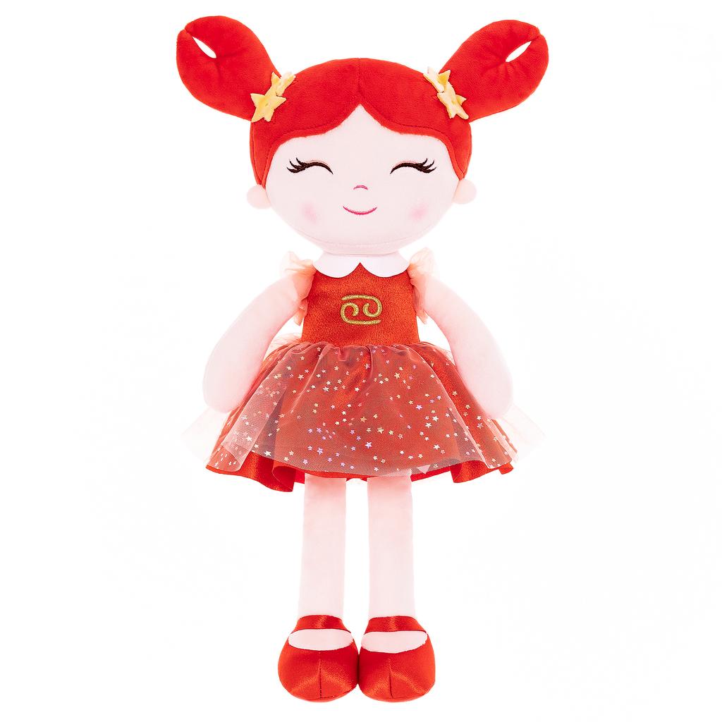 16 Inches Baby Girl Gifts Plush Doll Canceri Constellation Doll In Tangerine Skirt with Gift Box for Christmas Gift
