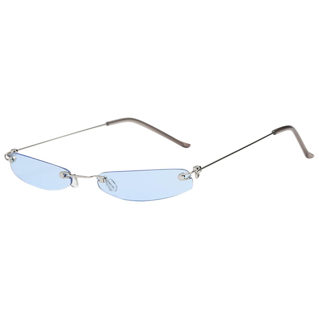 Women Man Vintage Transparent Small Frame Sunglasses Retro Eyewear Fashion