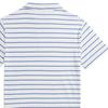 Polo Ralph Lauren Striped Cotton Linen Short Sleeve Polo Shirt Kids Tops White 323965876-003
