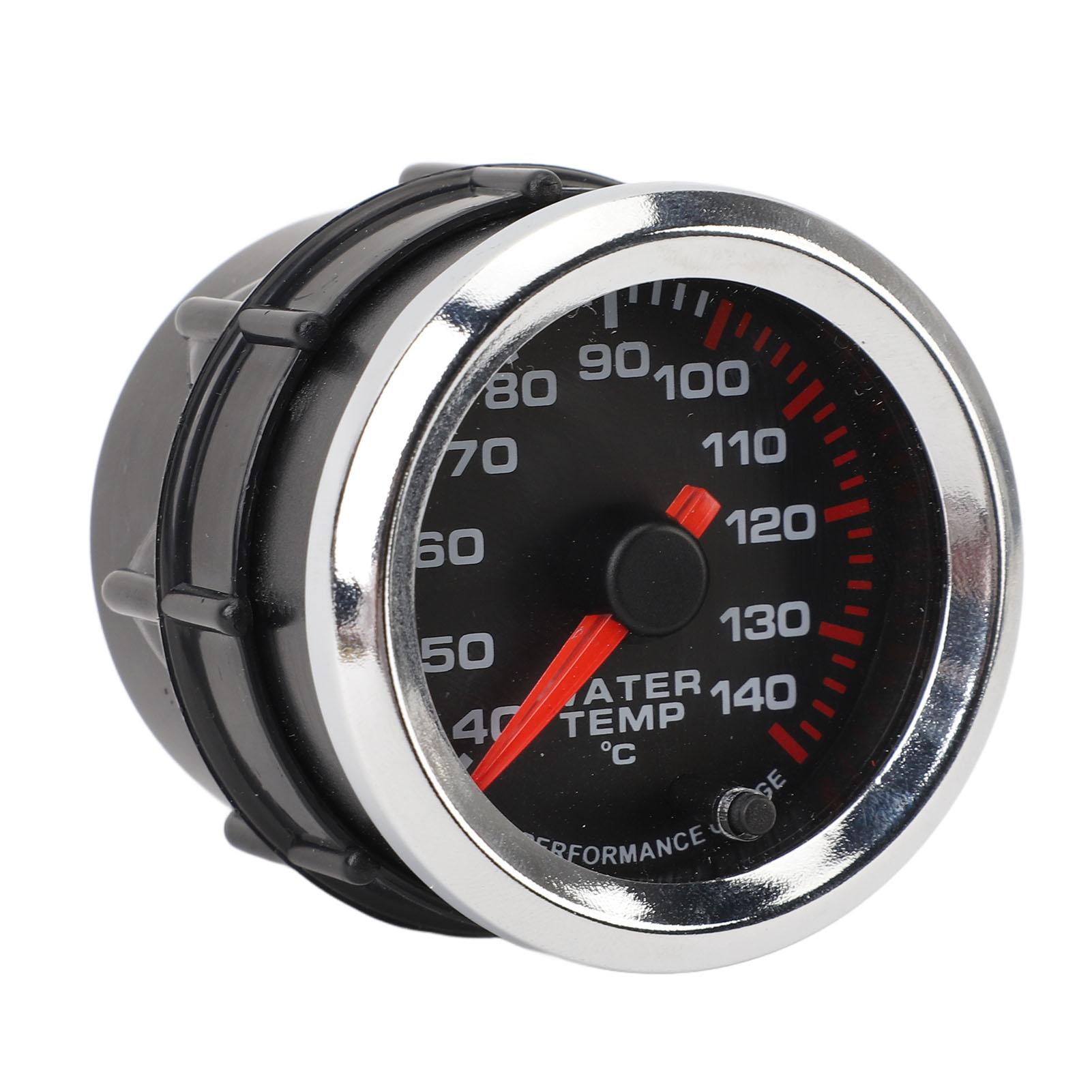 

Water Temperature Gauge 2in 40 to 140 Celsius 7 Color Light Water Temp Gauge for Vehicle RV Yacht 12V
