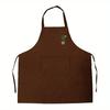 1pcs Kitchen Oil Resistant Apron Cute Cactus Household Aprons Women Men Waterproof Gardening Baking Apron Kitchen Accessories