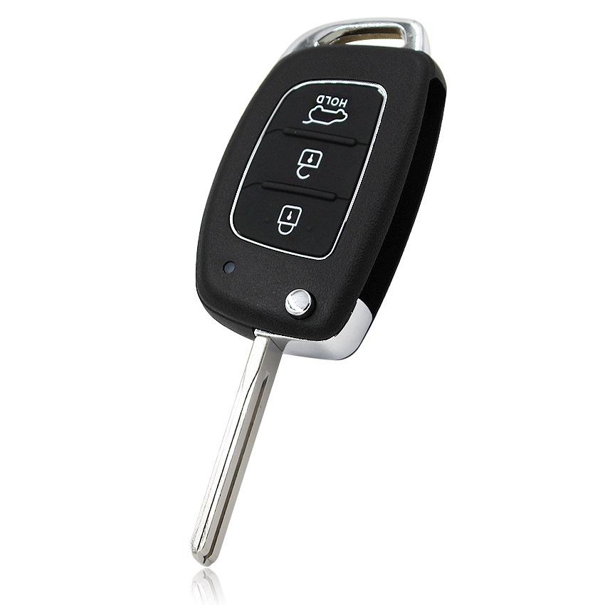 Compatible 3-Button Folding Remote Key for Hyundai Kia (315 MHz)