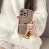 Gold love lanyard mobile phone case Apple 16promax new iPhone17Pro/15/14/13/12/11