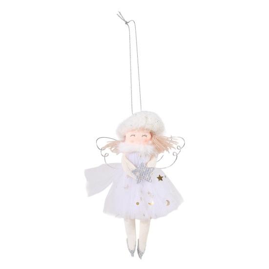 Mini Christmas Angel Doll Ornaments Christmas Tree Plush Angel Pendant for Xmas Birthday Thanksgiving Wedding Valentine's Day Decoration